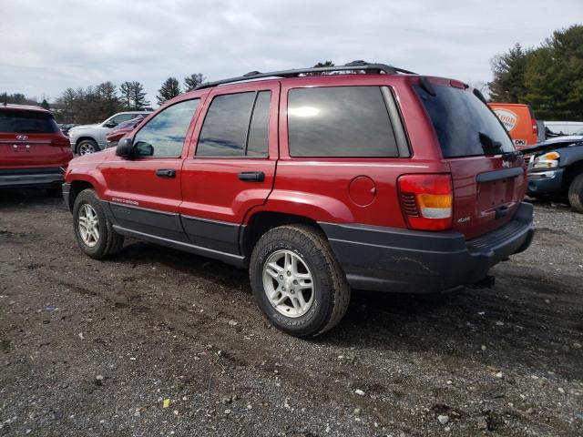 1J4GW48S74C248349 - 2004 JEEP GRAND CHER LAREDO 红色 照片 2