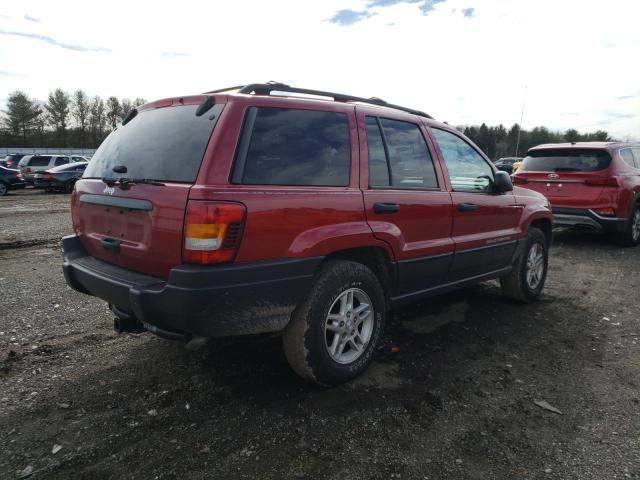1J4GW48S74C248349 - 2004 JEEP GRAND CHER LAREDO 红色 照片 3