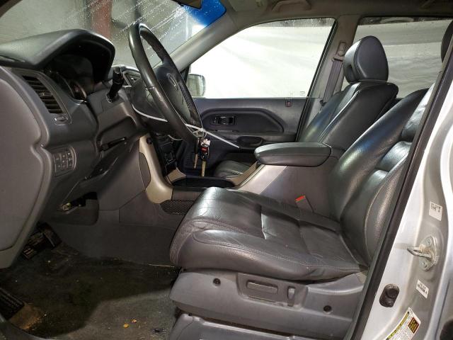 2HKYF18606H550102 - 2006 HONDA PILOT EX SILVER photo 7