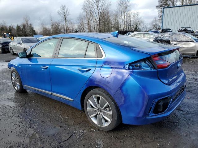 KMHC85LC1JU092704 - 2018 HYUNDAI IONIQ LIMITED BLUE photo 2