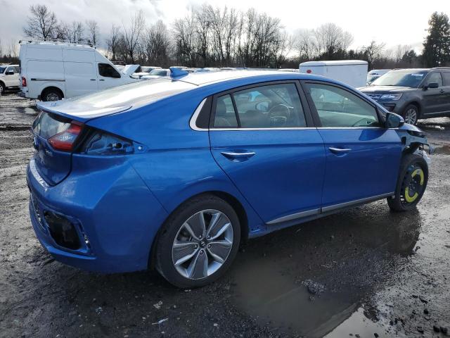 KMHC85LC1JU092704 - 2018 HYUNDAI IONIQ LIMITED BLUE photo 3