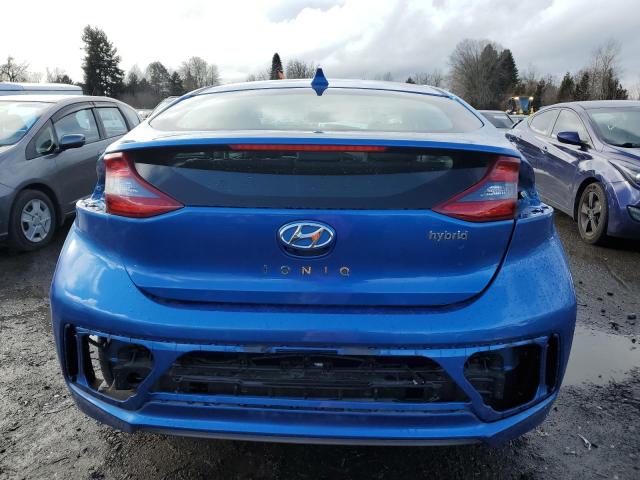 KMHC85LC1JU092704 - 2018 HYUNDAI IONIQ LIMITED BLUE photo 6