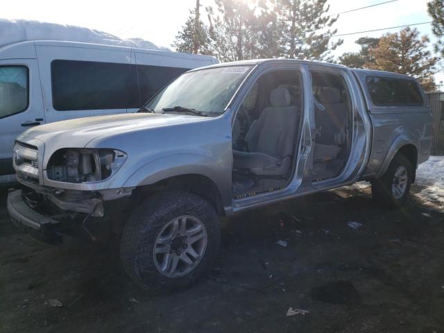 5TBDT44106S524606 - 2006 TOYOTA TUNDRA DOUBLE CAB SR5 GRAY photo 1