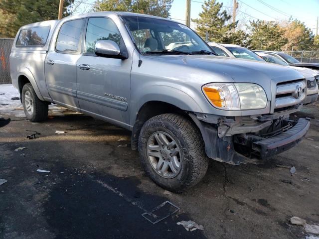 5TBDT44106S524606 - 2006 TOYOTA TUNDRA DOUBLE CAB SR5 GRAY photo 4