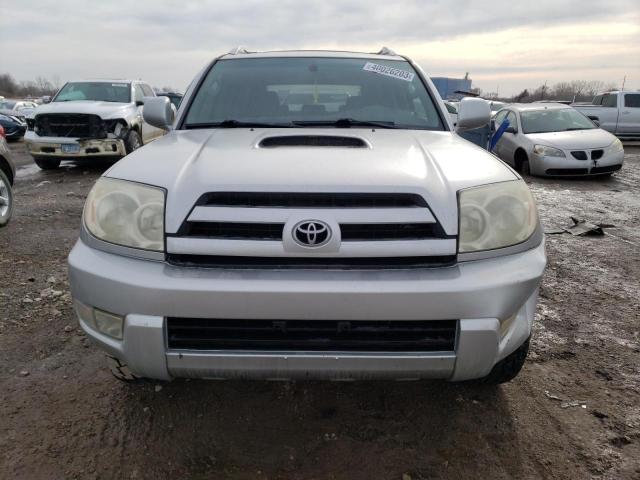 JTEBT14R258020821 - 2005 TOYOTA 4RUNNER SR SILVER photo 5