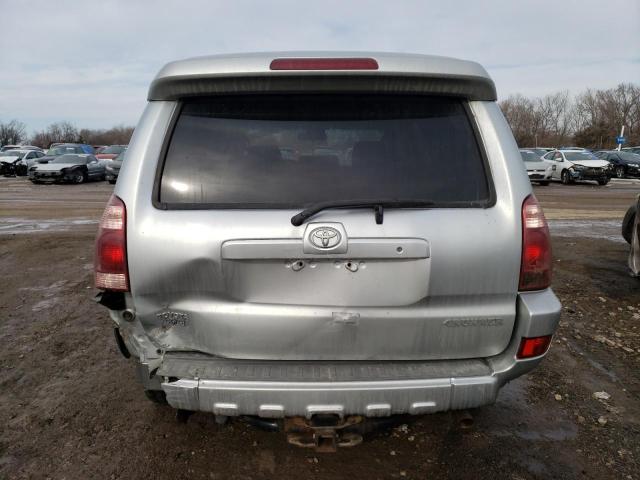 JTEBT14R258020821 - 2005 TOYOTA 4RUNNER SR SILVER photo 6