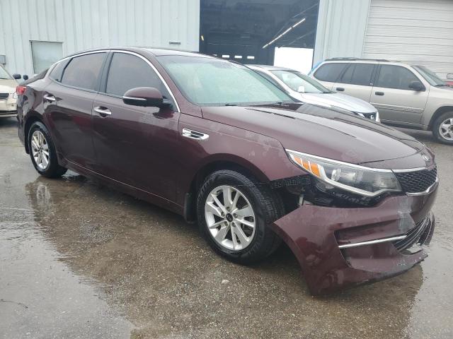 5XXGT4L35HG137643 - 2017 KIA OPTIMA LX BURGUNDY photo 4