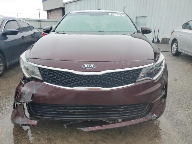 5XXGT4L35HG137643 - 2017 KIA OPTIMA LX BURGUNDY photo 5