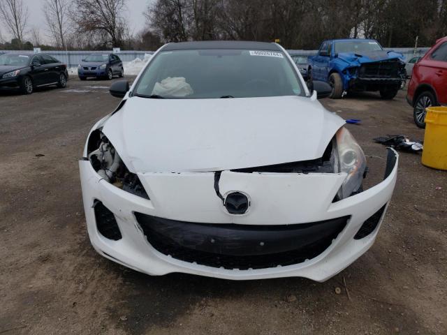 JM1BL1UFXC1603959 - 2012 MAZDA 3 I WHITE photo 5