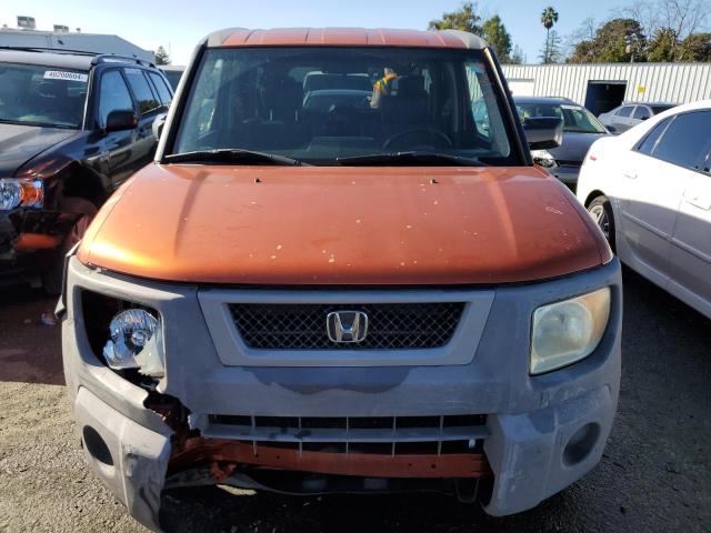 5J6YH28514L000269 - 2004 HONDA ELEMENT EX ORANGE photo 5