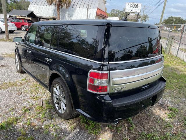 2FMGK5D80EBD10205 - 2014 FORD FLEX LIMITED BLACK photo 3