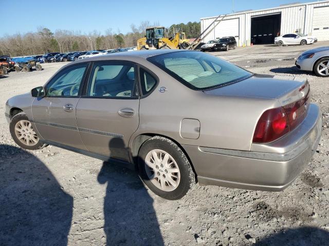 2G1WF52E629210683 - 2002 CHEVROLET IMPALA TAN photo 2