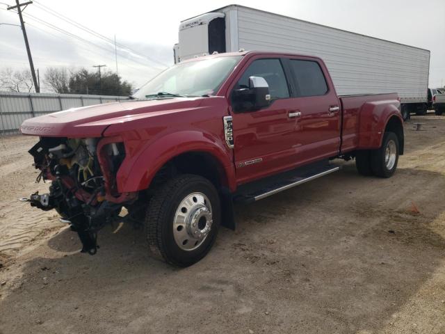 1FT8W4DT7LEC11104 - 2020 FORD F450 SUPER DUTY BURGUNDY photo 1