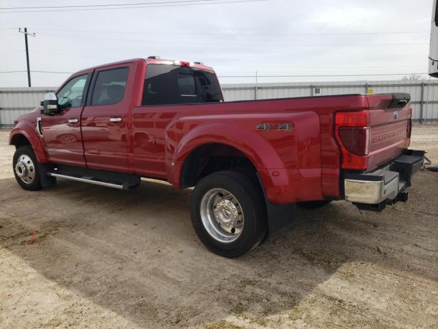 1FT8W4DT7LEC11104 - 2020 FORD F450 SUPER DUTY BURGUNDY photo 2