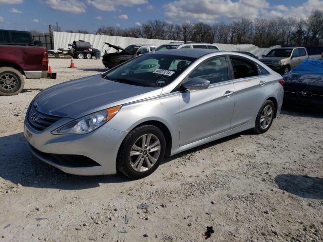 5NPEB4ACXEH832424 - 2014 HYUNDAI SONATA GLS SILVER photo 1