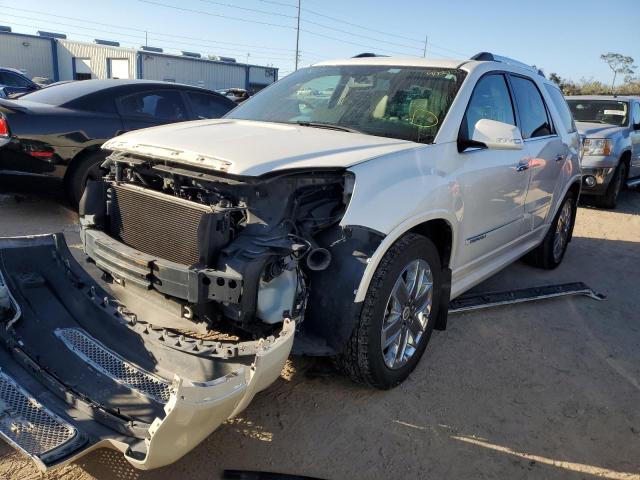 1GKKRTED0CJ310289 - 2012 GMC ACADIA DENALI WHITE photo 1