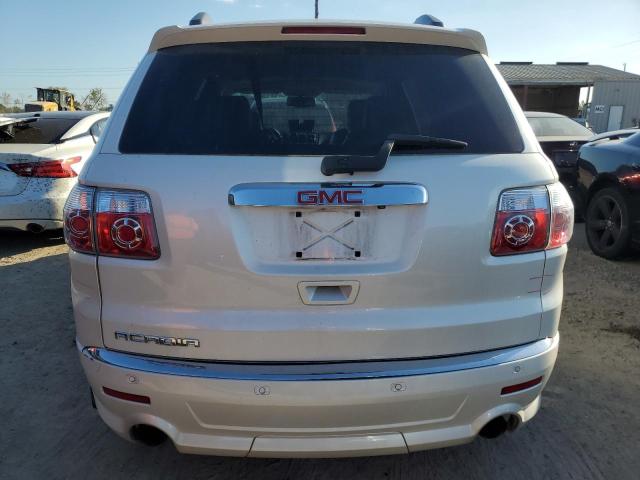 1GKKRTED0CJ310289 - 2012 GMC ACADIA DENALI WHITE photo 6