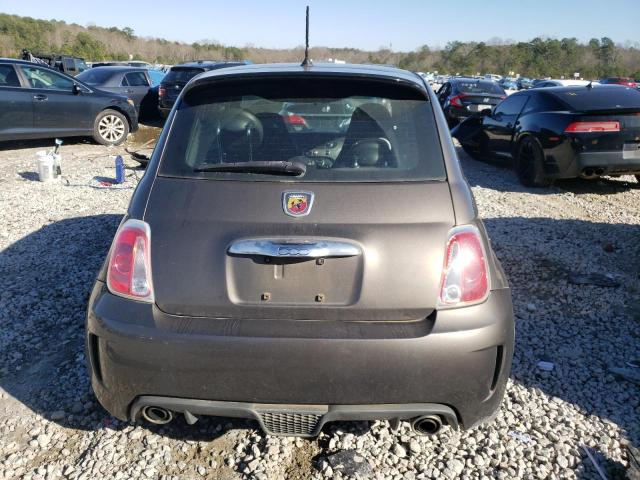 3C3CFFFH0DT648799 - 2013 FIAT 500 ABARTH GRAY photo 6