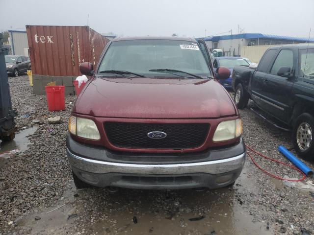 1FTRW08L63KB03713 - 2003 FORD F150 SUPERCREW BURGUNDY photo 5