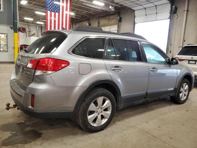 4S4BRCKC1B3402341 - 2011 SUBARU OUTBACK 2.5I LIMITED SILVER photo 3