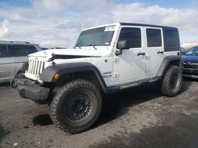 1C4HJWDGXJL915982 - 2018 JEEP WRANGLER U SPORT WHITE photo 1