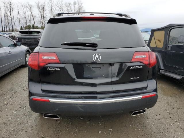 2HNYD2H74AH531519 - 2010 ACURA MDX ADVANCE BLACK photo 6