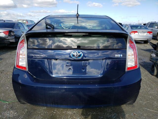 JTDKN3DU1D1671802 - 2013 TOYOTA PRIUS BLUE photo 6