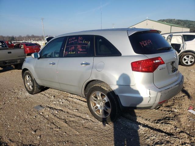 2HNYD28229H511544 - 2009 ACURA MDX SILVER photo 2