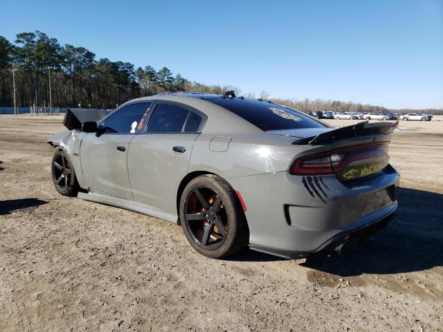 2C3CDXGJ7JH152481 - 2018 DODGE CHARGER R/T 392 GRAY photo 2