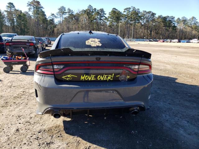 2C3CDXGJ7JH152481 - 2018 DODGE CHARGER R/T 392 GRAY photo 6