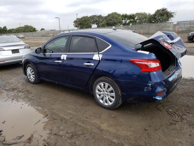 3N1AB7AP0GL652913 - 2016 NISSAN SENTRA S BLUE photo 2