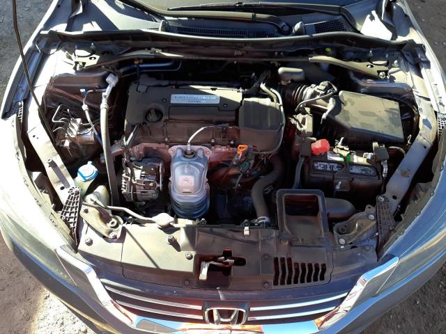 1HGCR2F8XFA221881 - 2015 HONDA ACCORD EXL GRAY photo 11