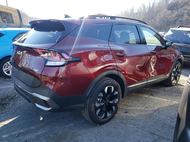 KNDPYDAH7P7026583 - 2023 KIA SPORTAGE X LINE BURGUNDY photo 3