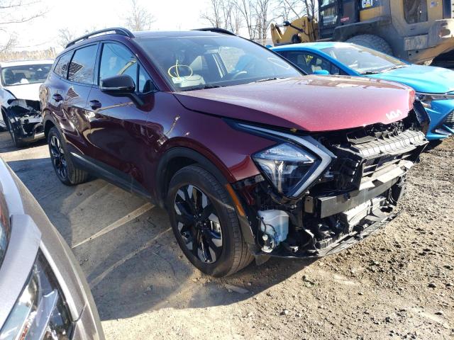 KNDPYDAH7P7026583 - 2023 KIA SPORTAGE X LINE BURGUNDY photo 4