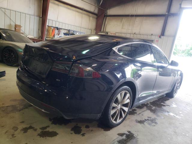 5YJSA1H12EFP63722 - 2014 TESLA MODEL S Կապույտ լուսանկար 4