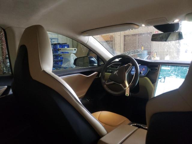 5YJSA1H12EFP63722 - 2014 TESLA MODEL S Կապույտ լուսանկար 9