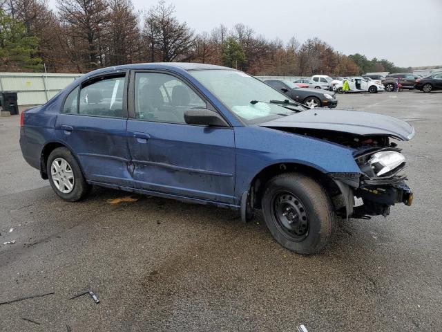 2HGES15503H624005 - 2003 HONDA CIVIC LX BLUE photo 4