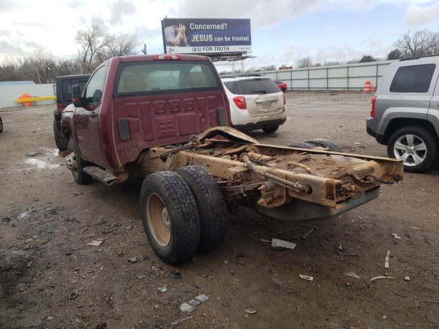 1GB3KYCG6FZ527709 - 2015 CHEVROLET SILVERADO K3500 MAROON photo 2