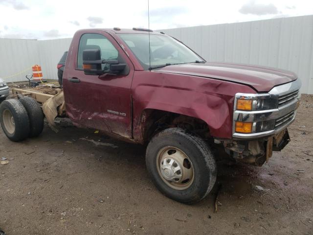 1GB3KYCG6FZ527709 - 2015 CHEVROLET SILVERADO K3500 MAROON photo 4