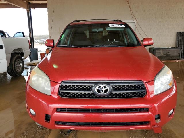 JTMZD32V385106141 - 2008 TOYOTA RAV4 SPORT RED photo 5