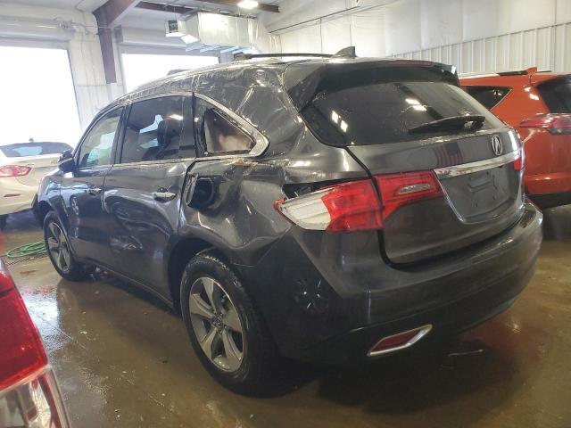 5FRYD4H21GB047374 - 2016 ACURA MDX GRAY photo 2