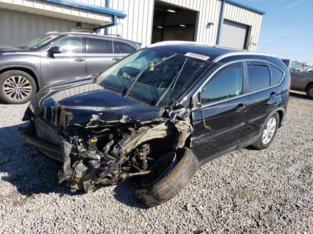 2HKRM3H70CH510371 - 2012 HONDA CR-V EXL BLACK photo 1