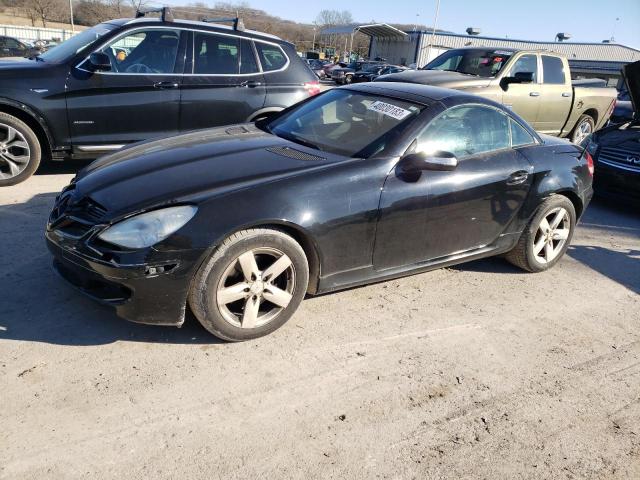 WDBWK54F66F108580 - 2006 MERCEDES-BENZ SLK 280 BLACK photo 1