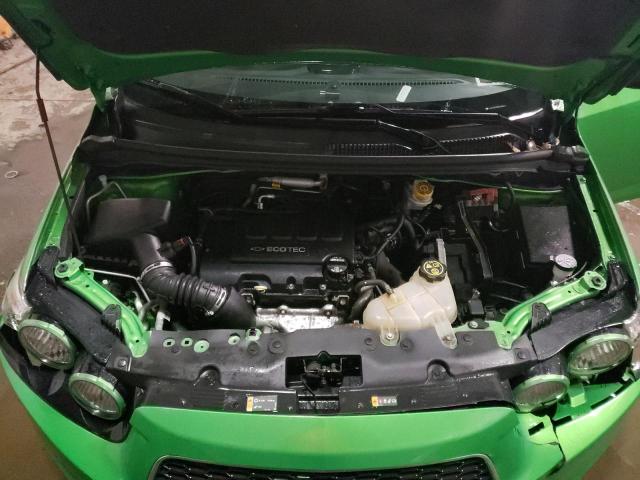 1G1JG6SB6G4126084 - 2016 CHEVROLET SONIC RS GREEN photo 11