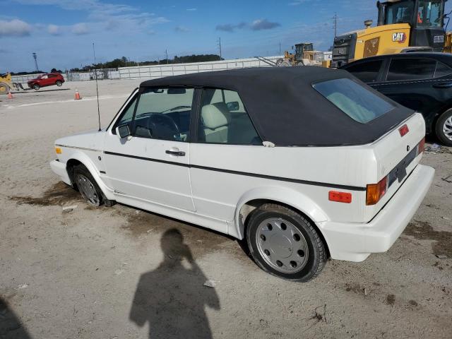 WVWCB5150NK031887 - 1992 VOLKSWAGEN CABRIOLET WHITE photo 2