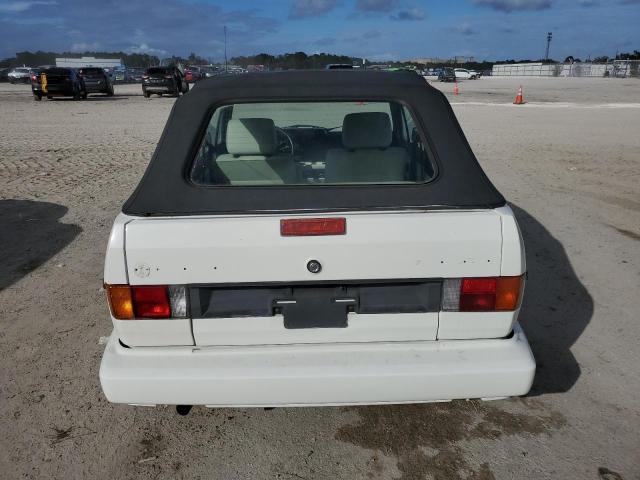 WVWCB5150NK031887 - 1992 VOLKSWAGEN CABRIOLET WHITE photo 6