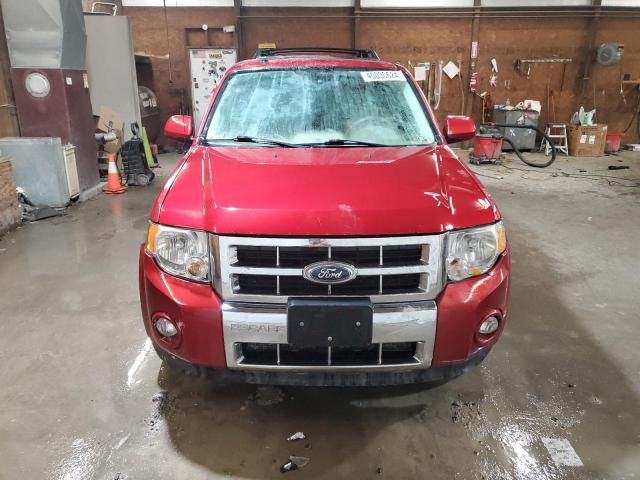 1FMCU9EG2CKA87366 - 2012 FORD ESCAPE LIMITED RED photo 5