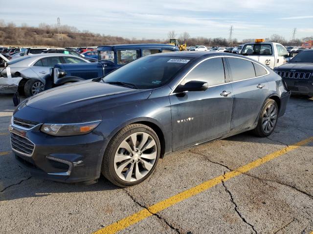 1G1ZE5SX7JF168693 - 2018 CHEVROLET MALIBU PREMIER BLUE photo 1