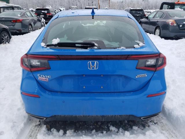 19XFL1H85RE004406 - 2024 HONDA CIVIC SPORT TOURING BLUE photo 6