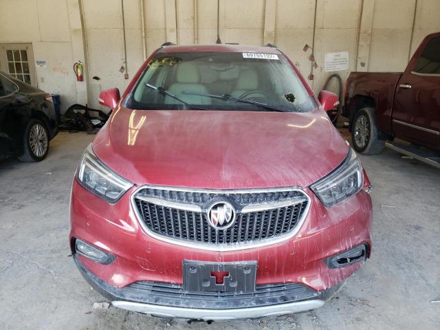 KL4CJHSB3HB023984 - 2017 BUICK ENCORE PREMIUM BURGUNDY photo 5